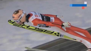 THE LONGEST SKI JUMP EVER 2535 M STEFAN KRAFT WORLD RECORD VIKERSUND 2017 [upl. by Leahcimauhsoj944]