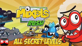 Mixels Rush By Cartoon Network  All Secret Levels Complete Gameplay [upl. by Janek]