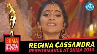 SIIMA 2014 Kannada  Regina Cassandra Beautiful Dance Performance [upl. by Sitnerp]