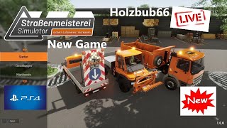 PS4proLiveNew GameStrassenmeisterei Simulationwir spielen es an [upl. by Rodavlas537]