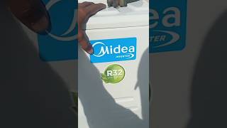 Midea New Model Ac R32 Refrigerant Installation automobile airconditioninginstallation viralvideo [upl. by Kcinemod]