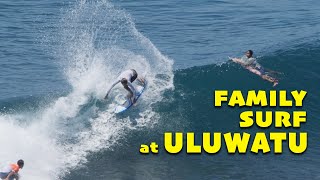 FAMILY SURF DAY AT ULUWATU [upl. by Reidar]