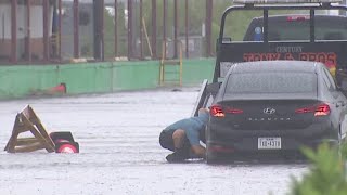 Record rainfall recorded in Galveston on Labor Day [upl. by Eberhard]