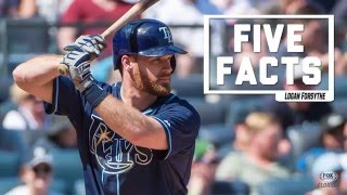 Five Facts Tampa Bay Rays Logan Forsythe [upl. by Arretnahs]