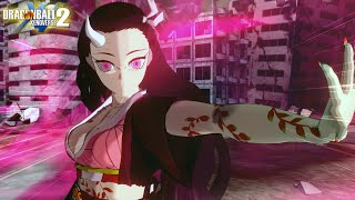 NEW Awakened Nezuko Moveset amp Skills in Dragon Ball Xenoverse 2 [upl. by Meakem973]