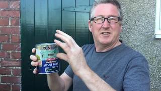 Ronseal 10 year Weatherproof Wood Paint Racing Green Exterior Gloss  Review [upl. by Nolrac]