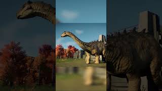 🦕 Ankylodocus Exit Animation  Jurassic World Evolution 2 [upl. by Krongold]