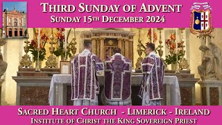 Sunday 15th December 2024 Third Sunday of Advent Gaudete Sunday [upl. by Ailuj]