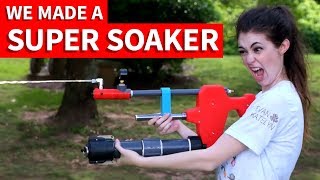 DIY Super Soaker vs Store Bought amp How We Made It [upl. by Leor]