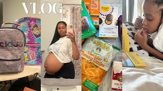 VLOG  31 WEEKS PREGNANT 1ST DAY OF 2ND GRADE amp LUNCH IDEAS  CLEANING AND COOKING [upl. by Kent282]