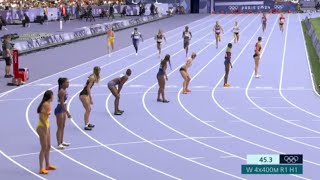 Women’s 4x400m Final  2024 Paris Olympics [upl. by Jorry]