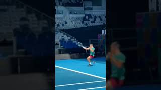 Alcaraz slowmo amazing forehand🔥 [upl. by Annodam]