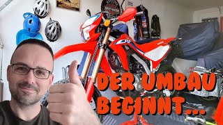 Der Umbau beginnt  Honda CRF 300L [upl. by Eitsim]