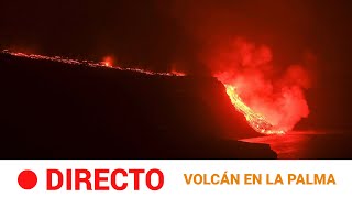 La LAVA del volcán de LA PALMA cae al MAR y forma otra FAJANA cerca de TAZACORTE  RTVE [upl. by Eigger507]