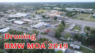 Droning over 2019 BMW MOA Rally Lebanon TN [upl. by Bethina]