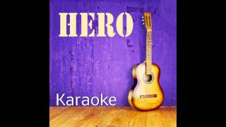 Hero  Karaoke Playback Instrumental [upl. by Acire]