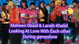 Maheen Obaid amp Laraib Khalid Looking At Love With Each other During gameshow [upl. by Phi]