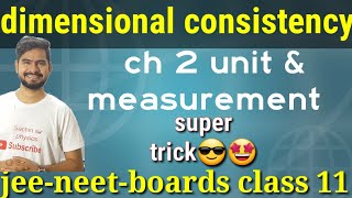 4 deducing relation among the physical quantities  unit and measurement  physics class 11 [upl. by Octave]