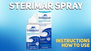 Sterimar spray how to use How and when to take it Warnings and cautions [upl. by Vasya276]