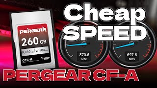 Cheap Speed Pergear CFexpress Type A Review [upl. by Dahs]