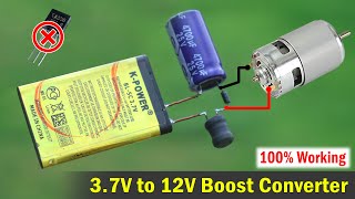 Voltage Boost converter circuit 37V to 12V [upl. by Amlez136]