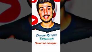 Dhruv rathee targeting sanatan dharma supermacy shorts viral sanatandharma dhruvrathee [upl. by Tommy]