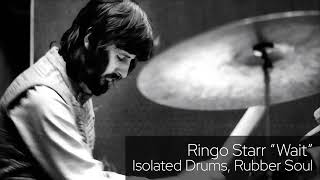 Ringo Starr quotWaitquot Isolated Drums [upl. by Ayrolg]