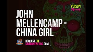 John Mellencamp  China Girl Karaoke version [upl. by Alida]