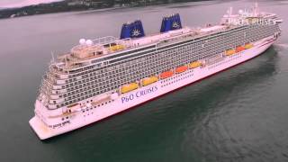 PampO Cruises  Britannia Sea Trials [upl. by Suraved]