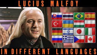 Lucius Malfoy in Different Languages Harry Potter and the Chamber of Secrets [upl. by Anirtal497]