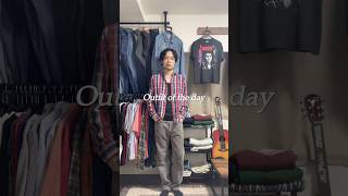 ネルシャツと先染め501 ootd 古着 古着コーデ メンズファッション [upl. by Pierrette]