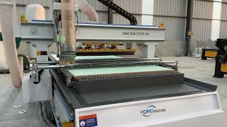 CNC woodworking cutting machine high speed drilling [upl. by Amer]