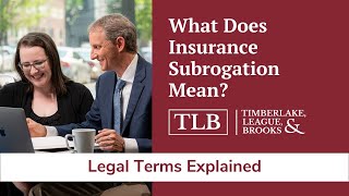 What Does Insurance Subrogation Mean [upl. by Cole]