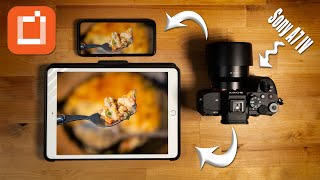 Sony A7 IV amp The Imaging Edge App  Using iPad and Samsung S8 [upl. by Yadnus]