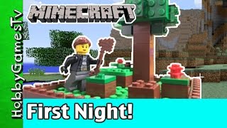 Minecraft Trixie First Night Game Play Xbox HobbyKids by HobbyGamesTV [upl. by Odraner]