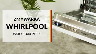 Zmywarka Whirlpool WSIO3034 PFEX – dane techniczne – RTV EURO AGD [upl. by Thun791]