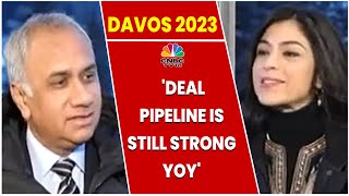 Salil Parekh Discusses Infosys Deal Acquisition Pipeline Picture  Davos 2023  CNBCTV18 [upl. by Gherardo]