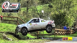 Rally Ciudad de Langreo 2023  Crashes Show amp Action  AVRacing [upl. by Enitsua]