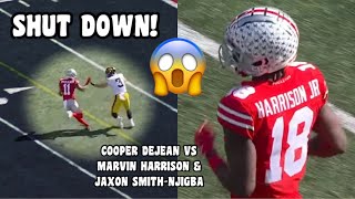 Cooper Dejean Vs Marvin Harrison Jr amp Jaxon SmithNjigba 🔥 2024 NFL Draft WR Vs CB [upl. by Lleynad650]