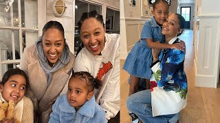 Tia Mowry says shes not hiding her emotions from daughter Cairo six after divorcing Cory Hardrict [upl. by Nilrah792]