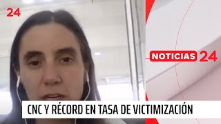 CNC y récord en tasa de victimización “Da cuenta de un difícil escenario actual”  24 Horas TVN [upl. by Herbst]