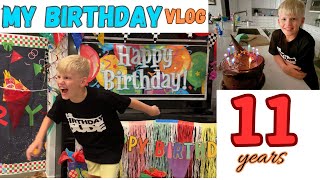 My 11th Birthday Vlog [upl. by Bartosch]