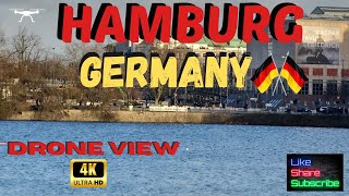 Hamburg Germany  Drone View Hamburg  Hamburg Germany City Tour [upl. by Anabelle]