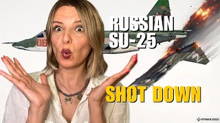 DESTROYING RUSSIAN AVIATION SU25 FIGHTER JET SHOT DOWN IN DONETSK REGION Vlog 749 War in Ukraine [upl. by Tisbee485]