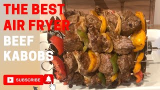 AIR FRYER BEEF KABOB  Best Kabob Recipe [upl. by Ainala]