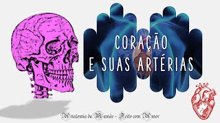 Coração Irrigação sanguínea Artérias coronárias  Anatomia Humana [upl. by Kevina]