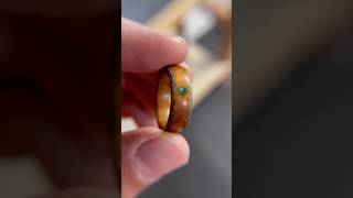 Before amp After How did we do jewelry handmadejewelry woodworking woodenjewelry [upl. by Sweet]