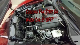 2016 Corvette Stingray Cooling Fan Stays On When Car Is Off [upl. by Eveleen219]