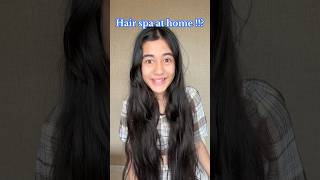 Hair spa at home in 5 minutes haircare hairspa youtubeshorts shorts [upl. by Feingold830]