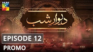 Deewar e Shab Episode 12 Promo HUM TV Drama [upl. by Iridissa800]